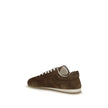 Prada Brown Calf Leather Bos Taurus Sneakers Prada