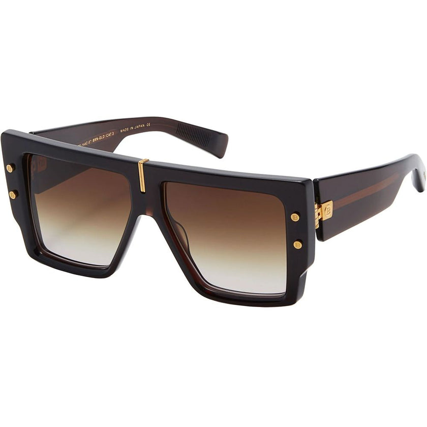 Balmain Brown Acetate Sunglasses Balmain