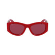 Ferragamo Red Acetate Sunglasses Ferragamo