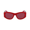 Ferragamo Red Acetate Sunglasses Ferragamo