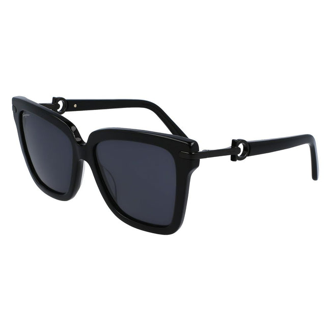 Ferragamo Black Acetate Sunglasses Ferragamo