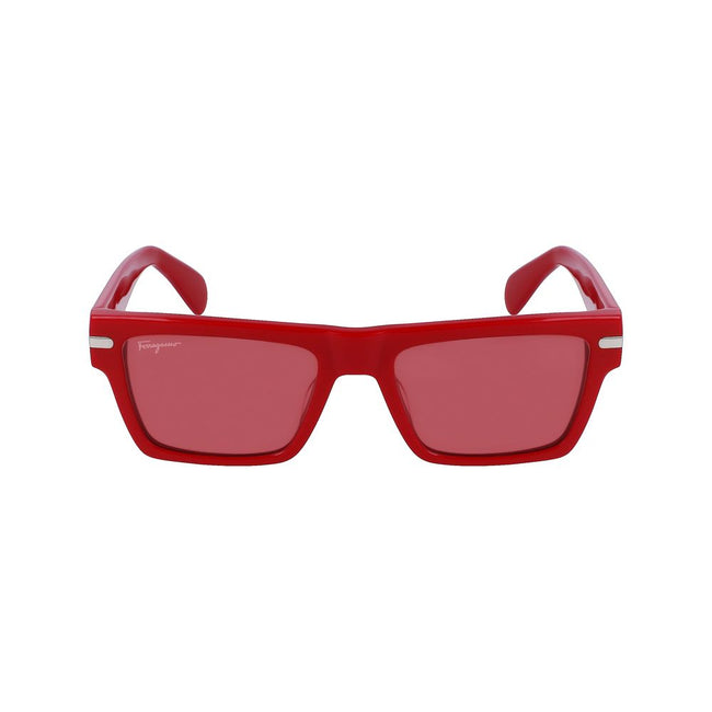 Ferragamo Red Acetate Sunglasses Ferragamo