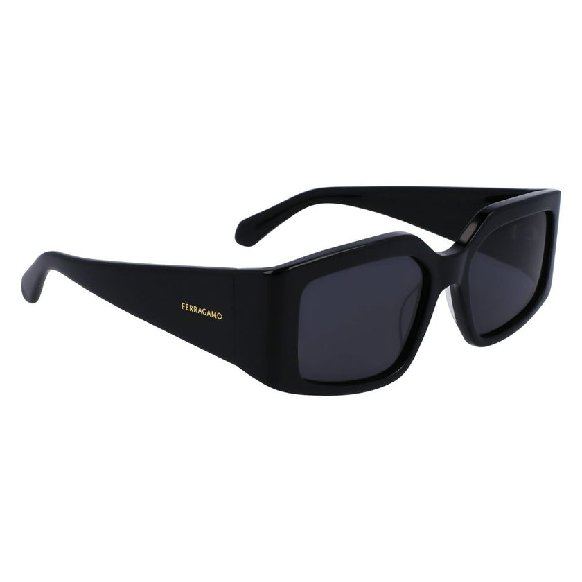 Ferragamo Black Acetate Sunglasses Ferragamo