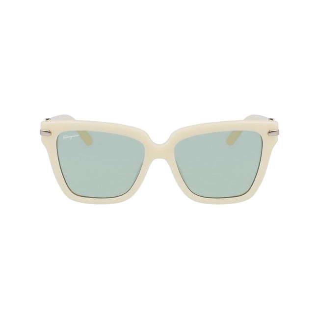 Ferragamo Gray Acetate Sunglasses Ferragamo