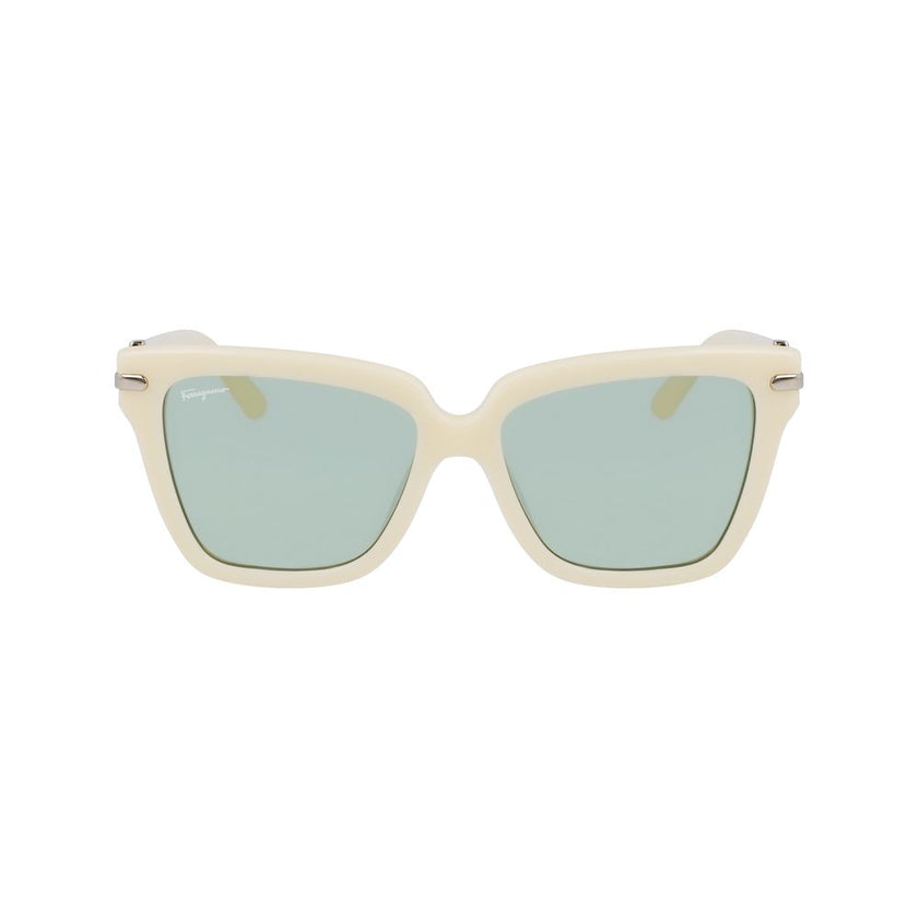 Ferragamo Gray Acetate Sunglasses Ferragamo