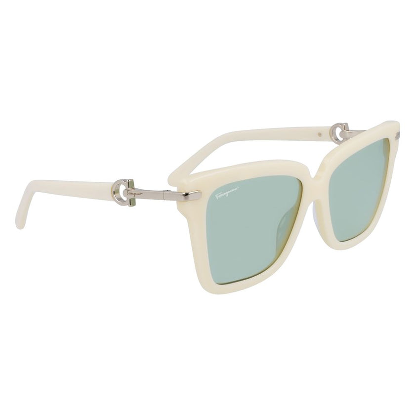 Ferragamo Gray Acetate Sunglasses Ferragamo