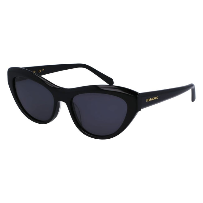 Ferragamo Black Acetate Sunglasses Ferragamo