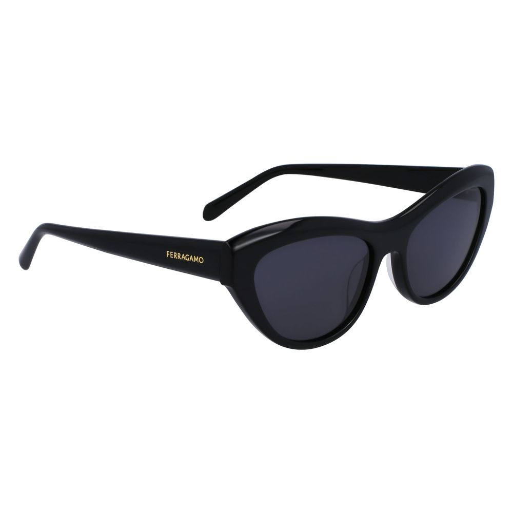 Ferragamo Black Acetate Sunglasses Ferragamo