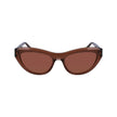 Ferragamo Brown Acetate Sunglasses Ferragamo