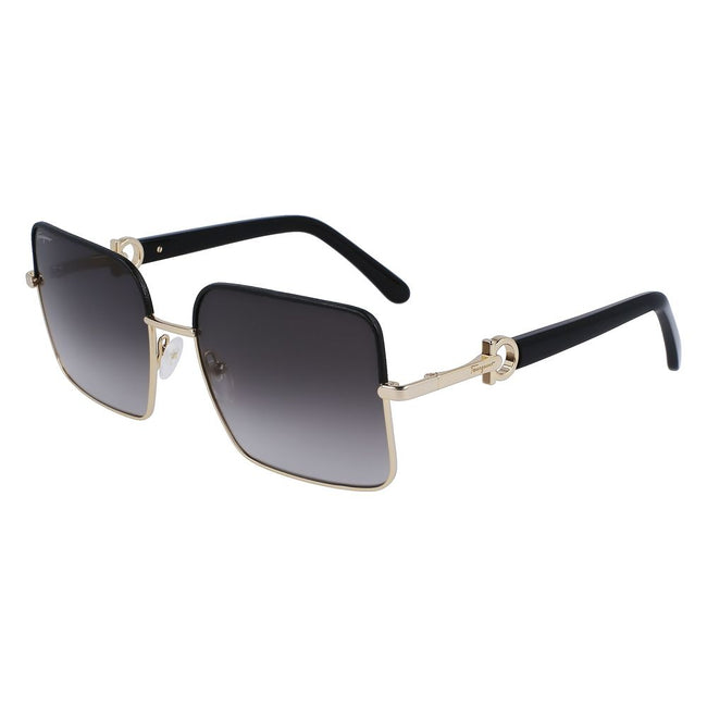 Ferragamo Gold Metal Sunglasses Ferragamo
