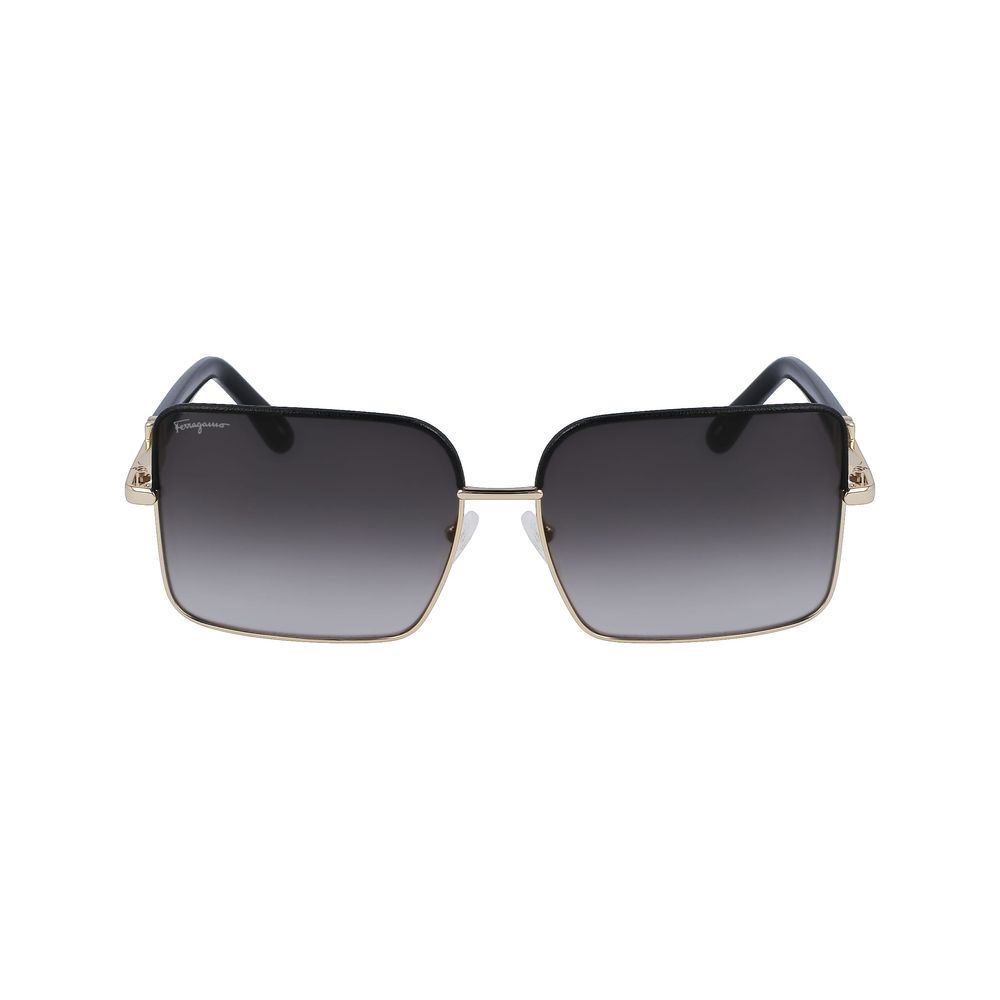 Ferragamo Gold Metal Sunglasses Ferragamo