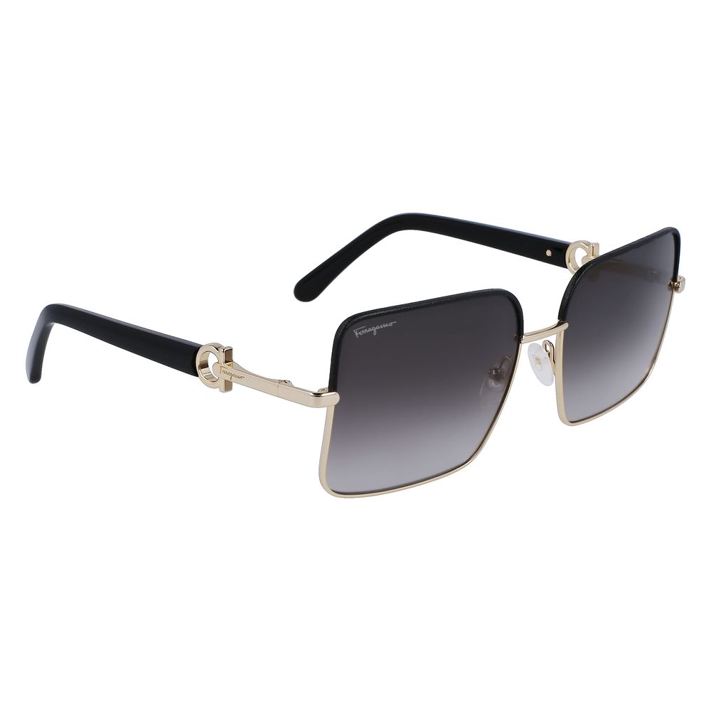 Ferragamo Gold Metal Sunglasses Ferragamo