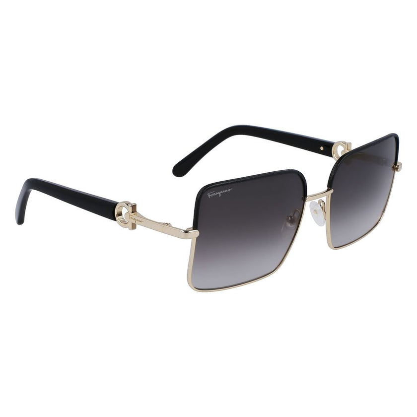 Ferragamo Gold Metal Sunglasses Ferragamo