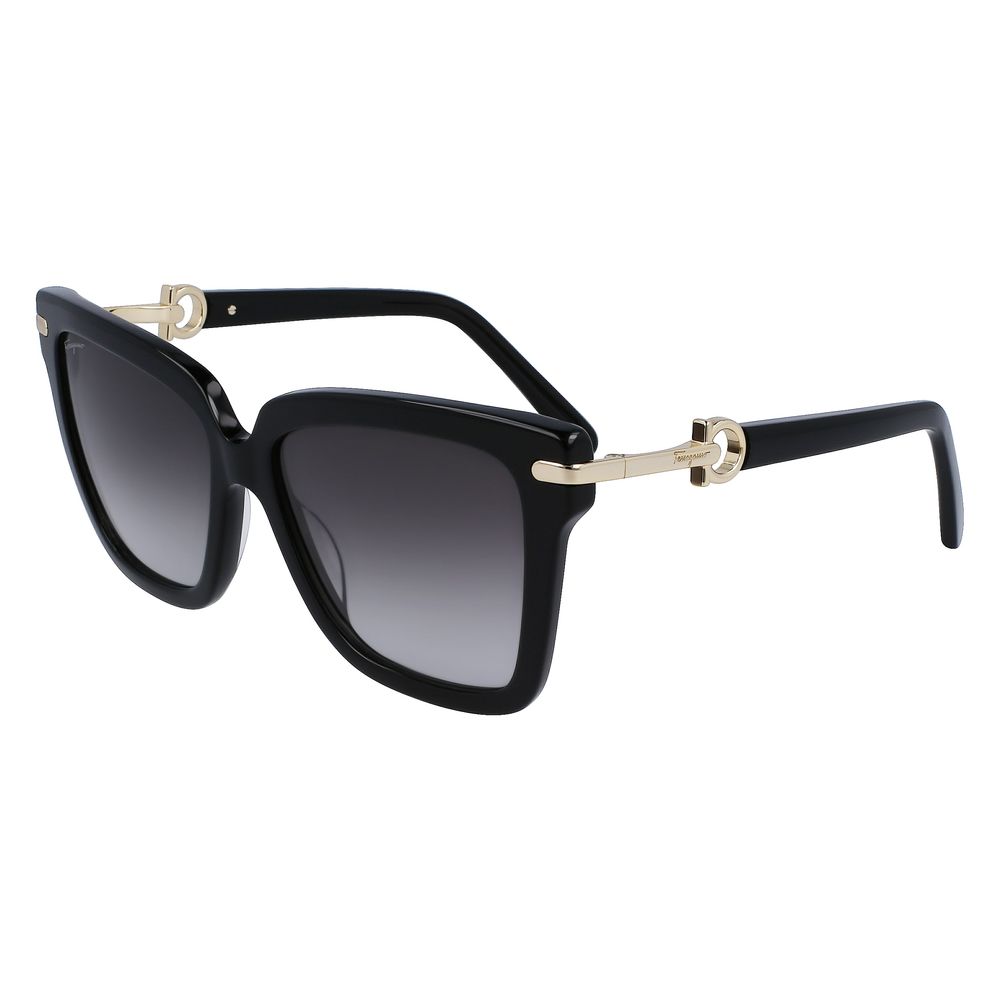 Ferragamo Black Acetate Sunglasses Ferragamo