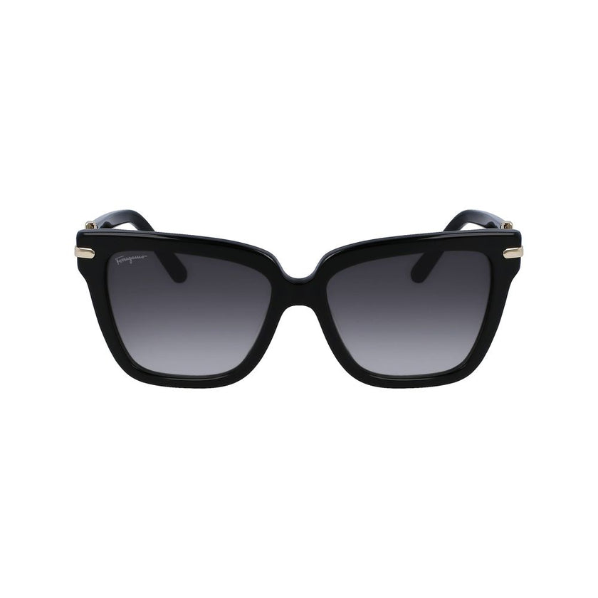 Ferragamo Black Acetate Sunglasses Ferragamo