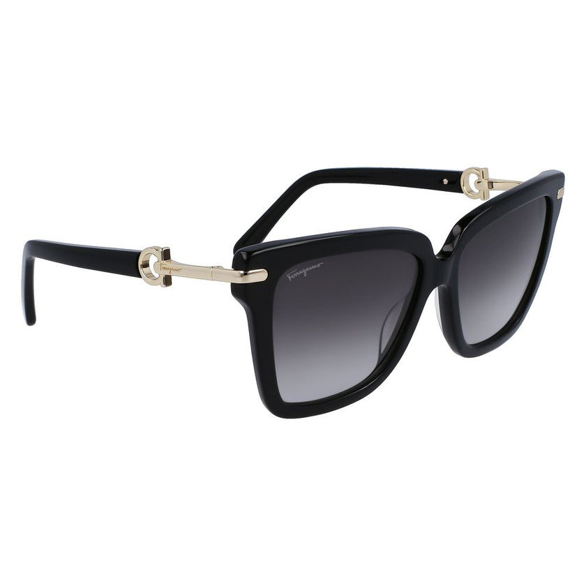 Ferragamo Black Acetate Sunglasses Ferragamo