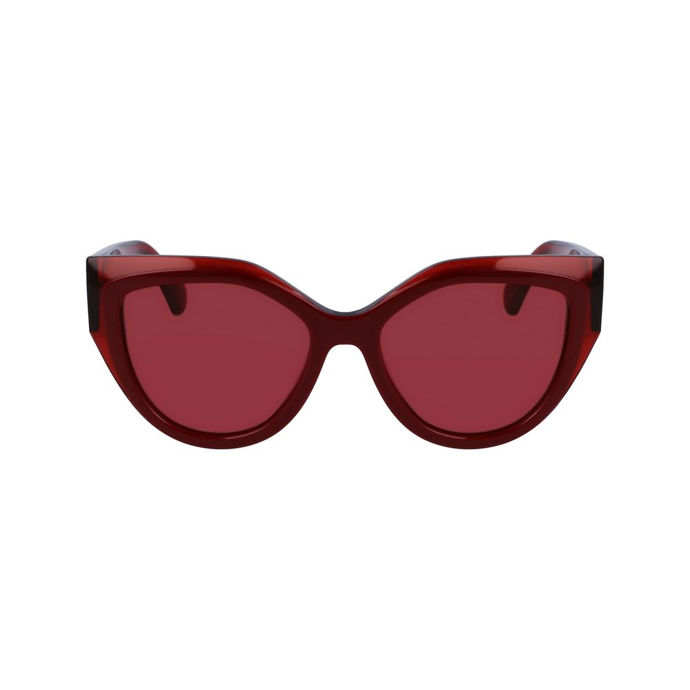 Ferragamo Red Acetate Sunglasses Ferragamo
