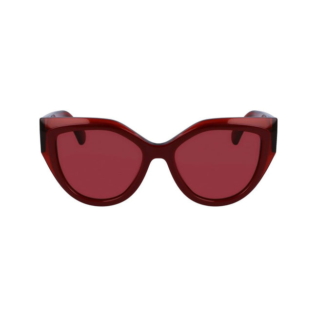 Ferragamo Red Acetate Sunglasses Ferragamo