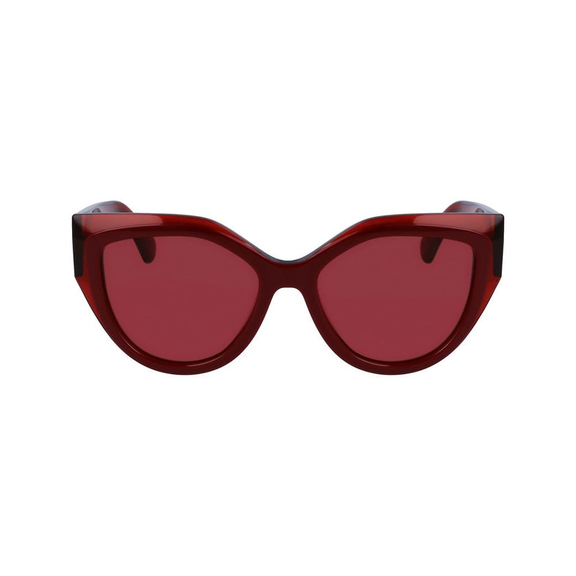 Ferragamo Red Acetate Sunglasses Ferragamo