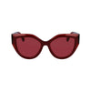 Ferragamo Red Acetate Sunglasses Ferragamo