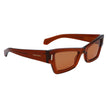 Ferragamo Brown Acetate Sunglasses Ferragamo