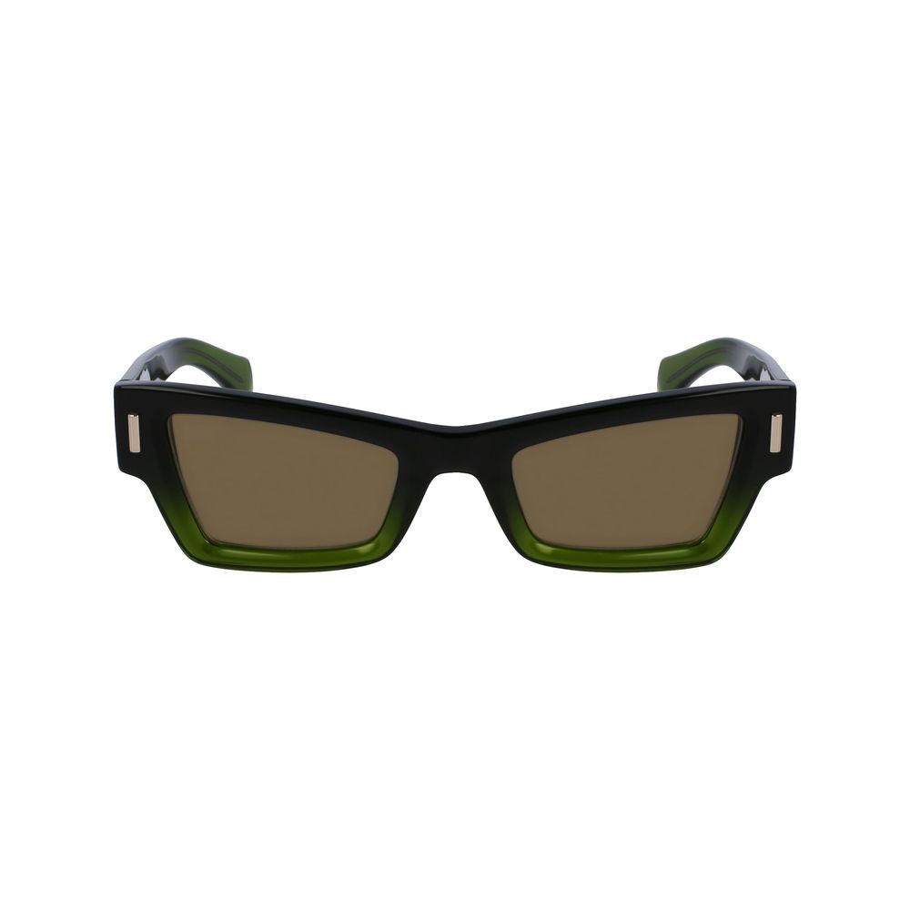 Ferragamo Green Acetate Sunglasses Ferragamo