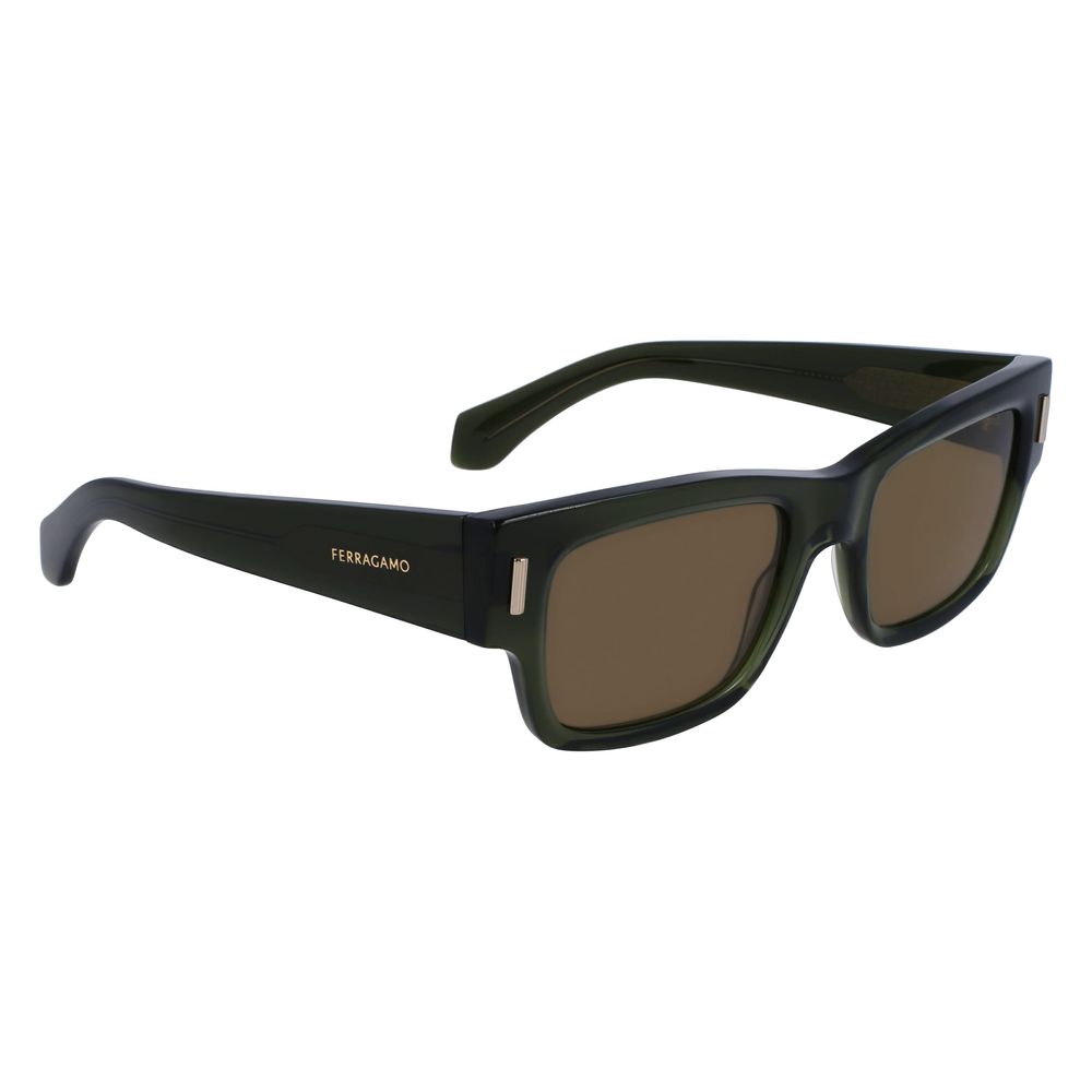 Ferragamo Brown Acetate Sunglasses Ferragamo