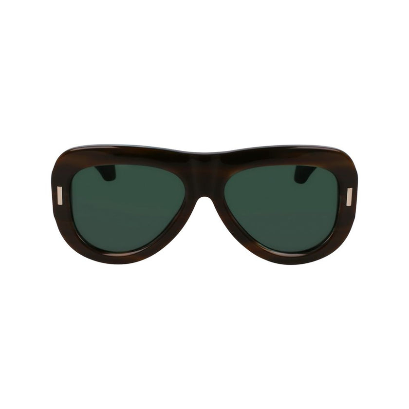 Ferragamo Green Acetate Sunglasses Ferragamo