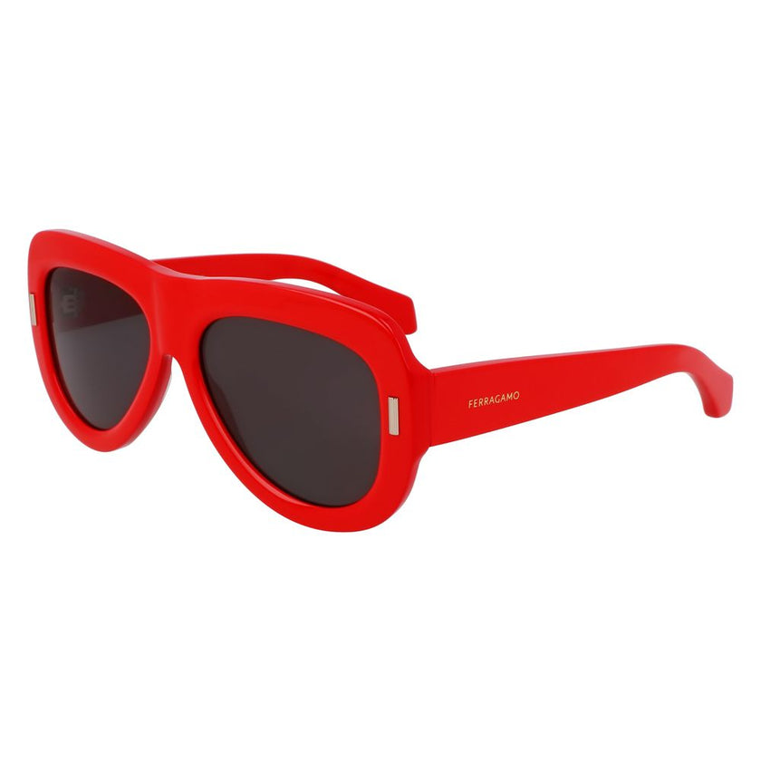 Ferragamo Red Acetate Sunglasses Ferragamo