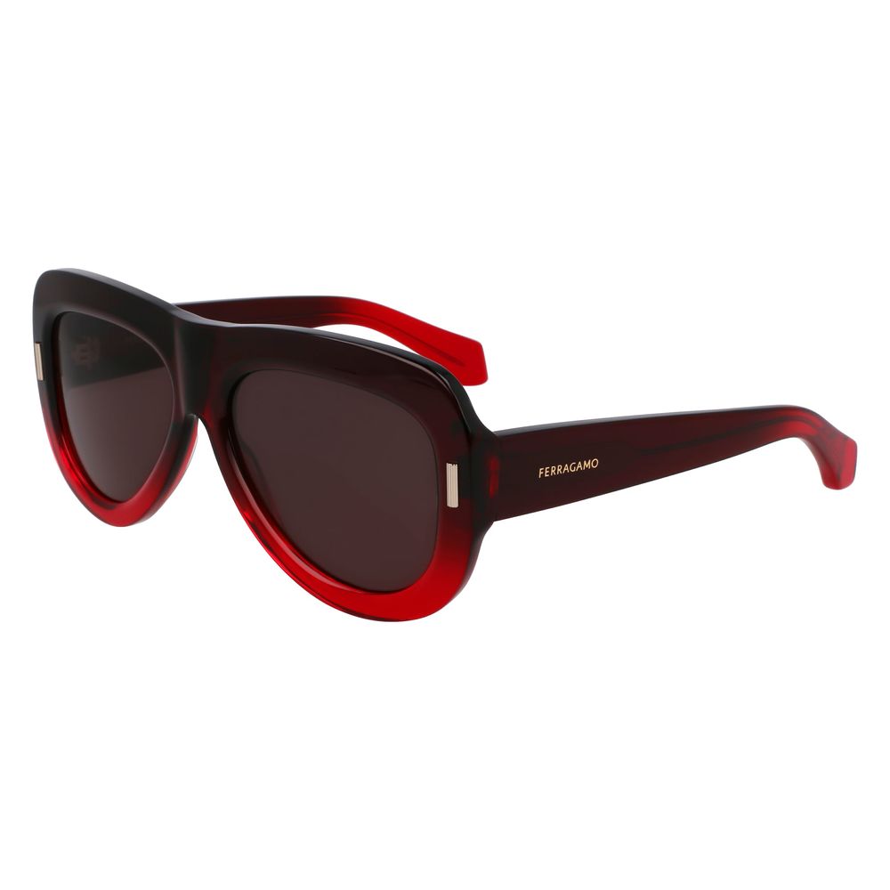 Ferragamo Red Acetate Sunglasses Ferragamo