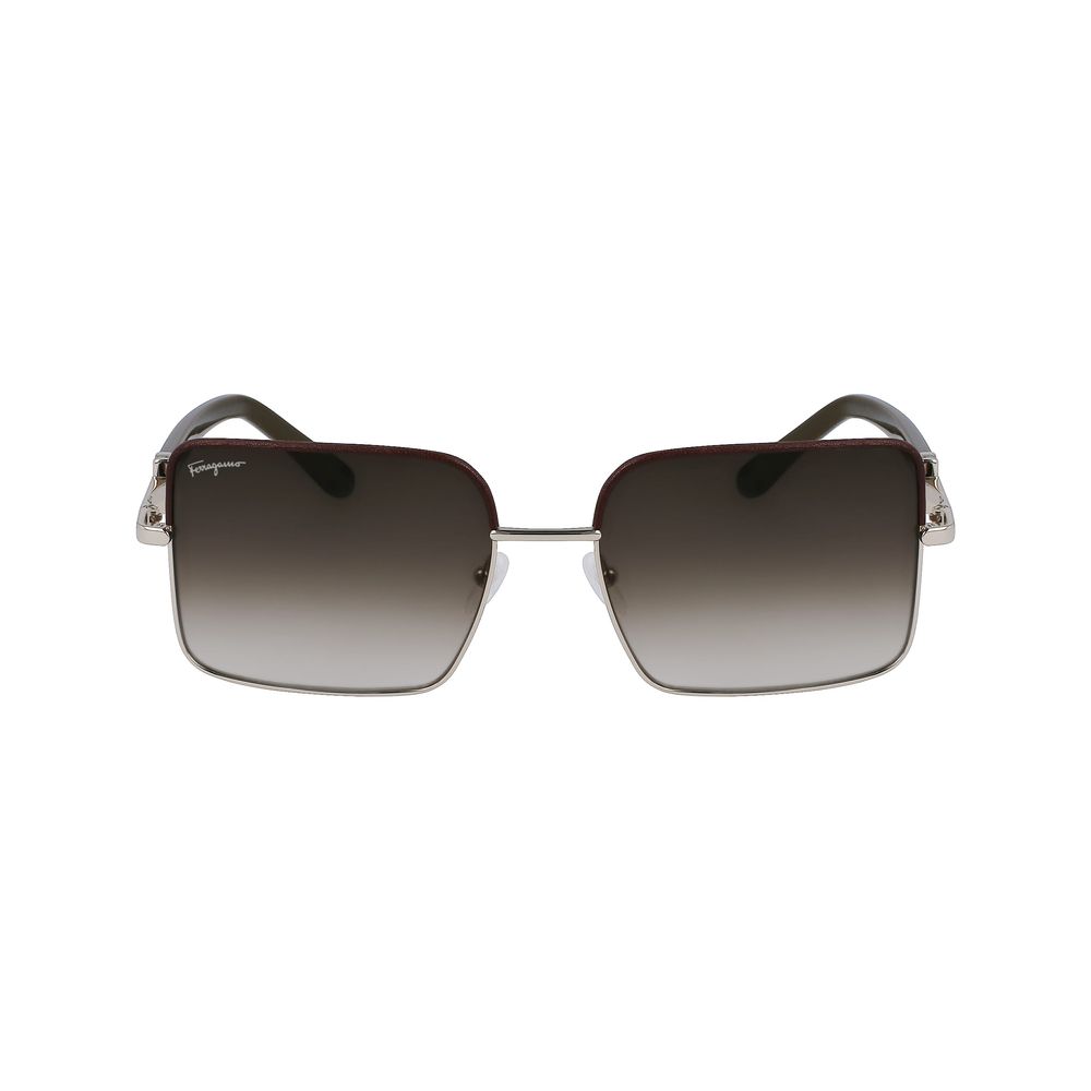 Ferragamo Gold Metal Sunglasses Ferragamo