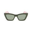 Ferragamo Green Acetate Sunglasses Ferragamo
