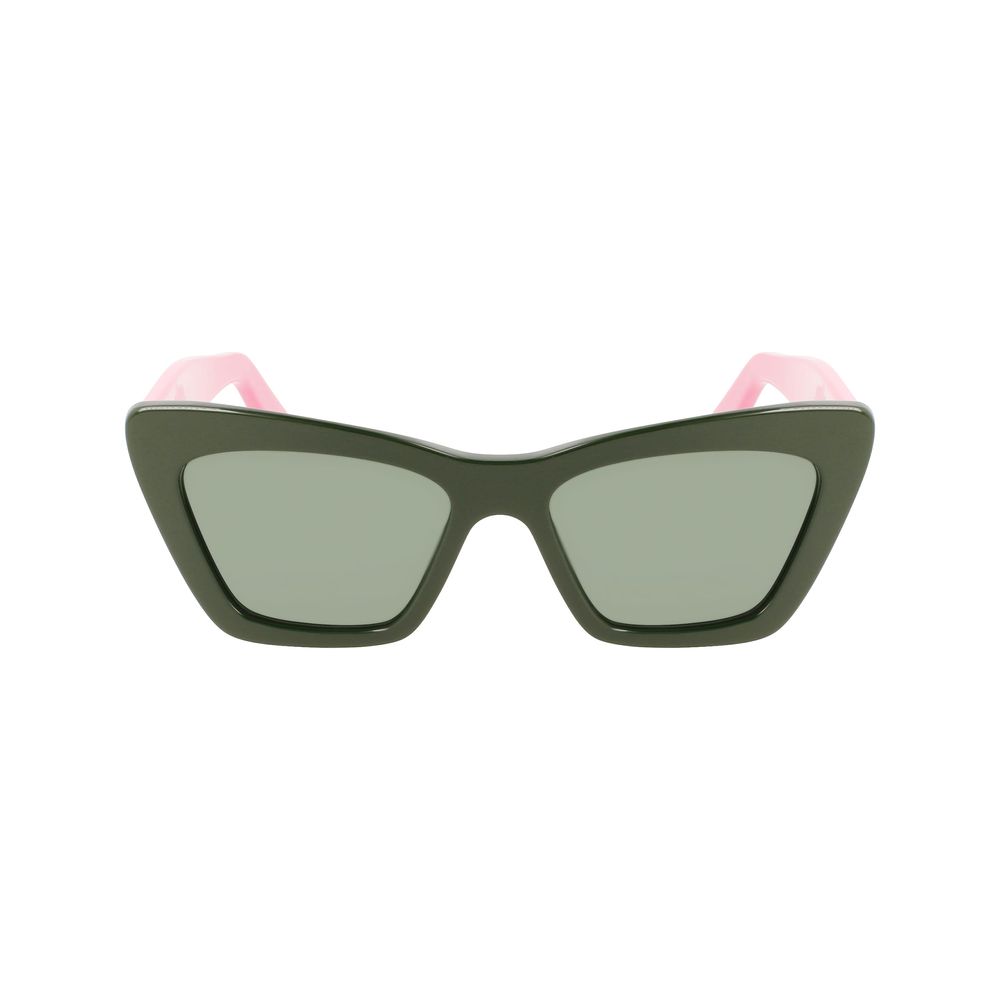 Ferragamo Green Acetate Sunglasses Ferragamo