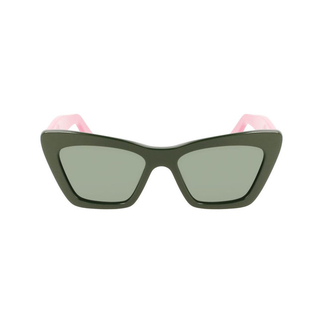 Ferragamo Green Acetate Sunglasses Ferragamo