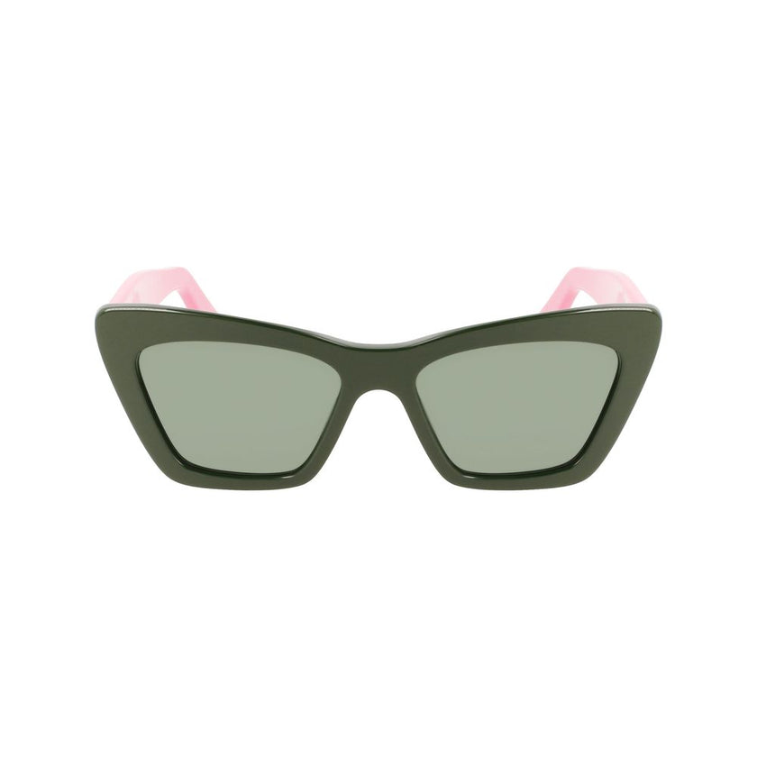 Ferragamo Green Acetate Sunglasses Ferragamo