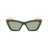 Ferragamo Green Acetate Sunglasses Ferragamo
