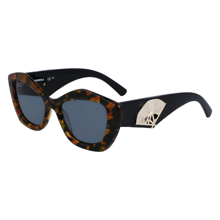 Karl Lagerfeld Brown Acetate Sunglasses Karl Lagerfeld
