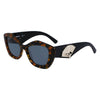 Karl Lagerfeld Brown Acetate Sunglasses Karl Lagerfeld