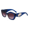 Karl Lagerfeld Blue Acetate Sunglasses Karl Lagerfeld