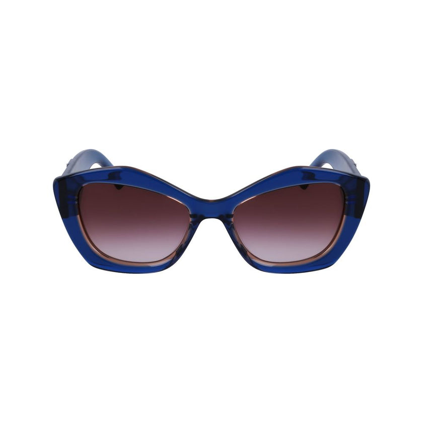 Karl Lagerfeld Blue Acetate Sunglasses Karl Lagerfeld