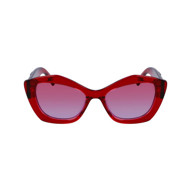 Karl Lagerfeld Red Acetate Sunglasses Karl Lagerfeld