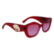Karl Lagerfeld Red Acetate Sunglasses Karl Lagerfeld
