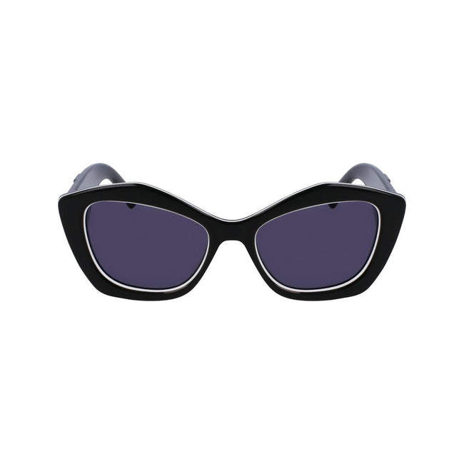 Karl Lagerfeld Black Acetate Sunglasses Karl Lagerfeld