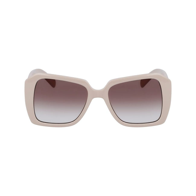 Karl Lagerfeld White Injected Sunglasses Karl Lagerfeld