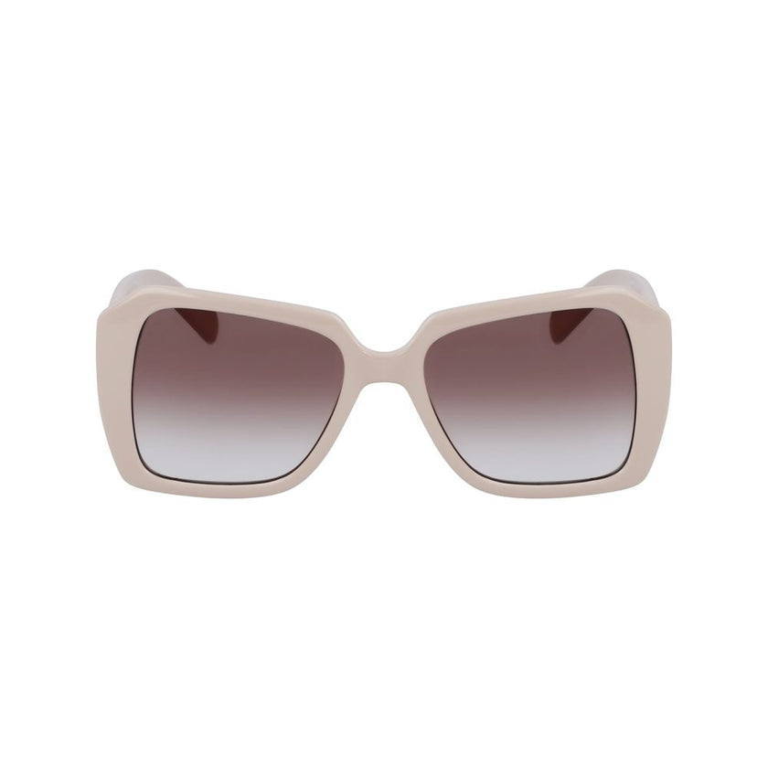 Karl Lagerfeld White Injected Sunglasses Karl Lagerfeld