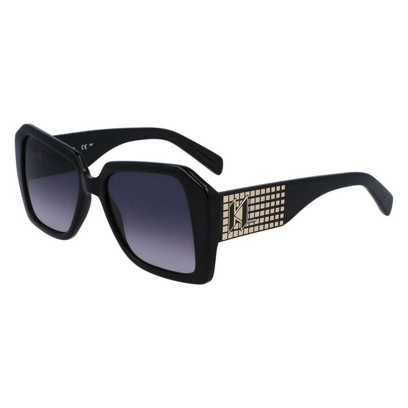 Karl Lagerfeld Black Injected Sunglasses Karl Lagerfeld