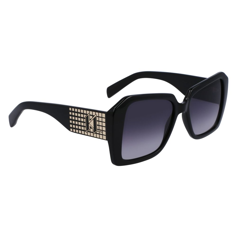 Karl Lagerfeld Black Injected Sunglasses Karl Lagerfeld