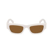Karl Lagerfeld White Injected Sunglasses Karl Lagerfeld