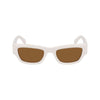 Karl Lagerfeld White Injected Sunglasses Karl Lagerfeld