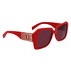 Karl Lagerfeld Red Injected Sunglasses Karl Lagerfeld